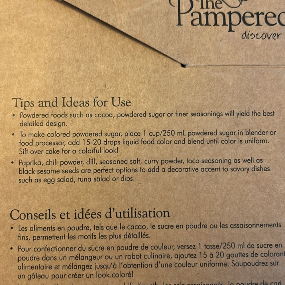 The Pampered Chef Plate Art and Stencil Set #1536, + Extra Stencils Bundle! - Picture 4 of 16